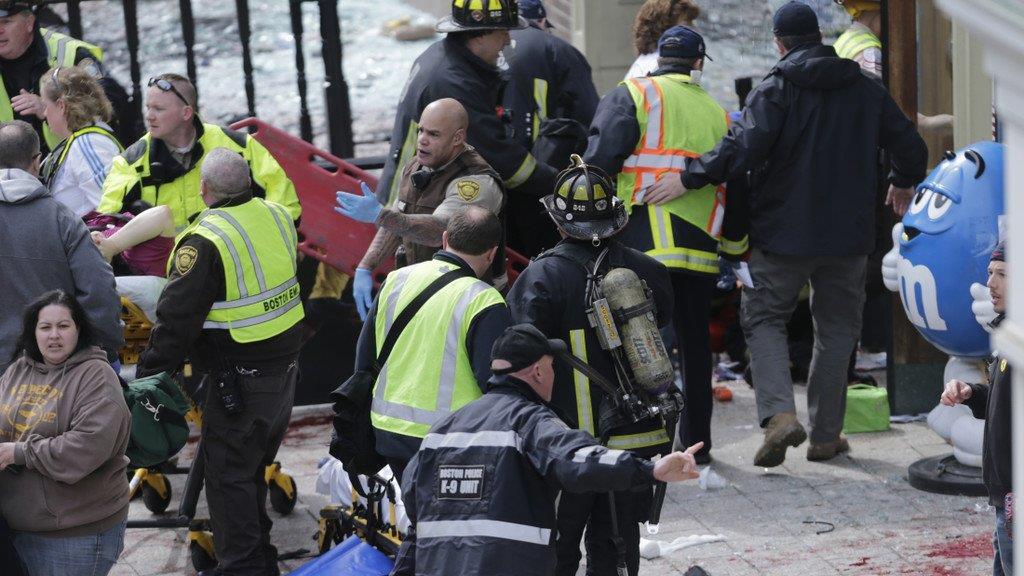 Explosion in Boston