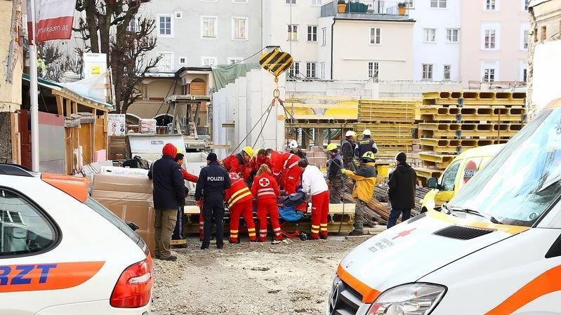 Arbeitsunfall in der Griesgasse