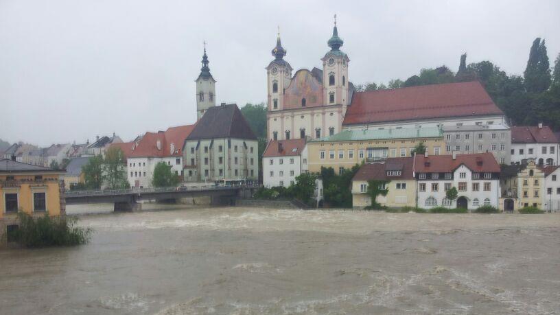 Hochwasser in Steyr