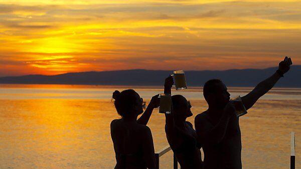 Selfies am Meer sind ein Foto-Renner