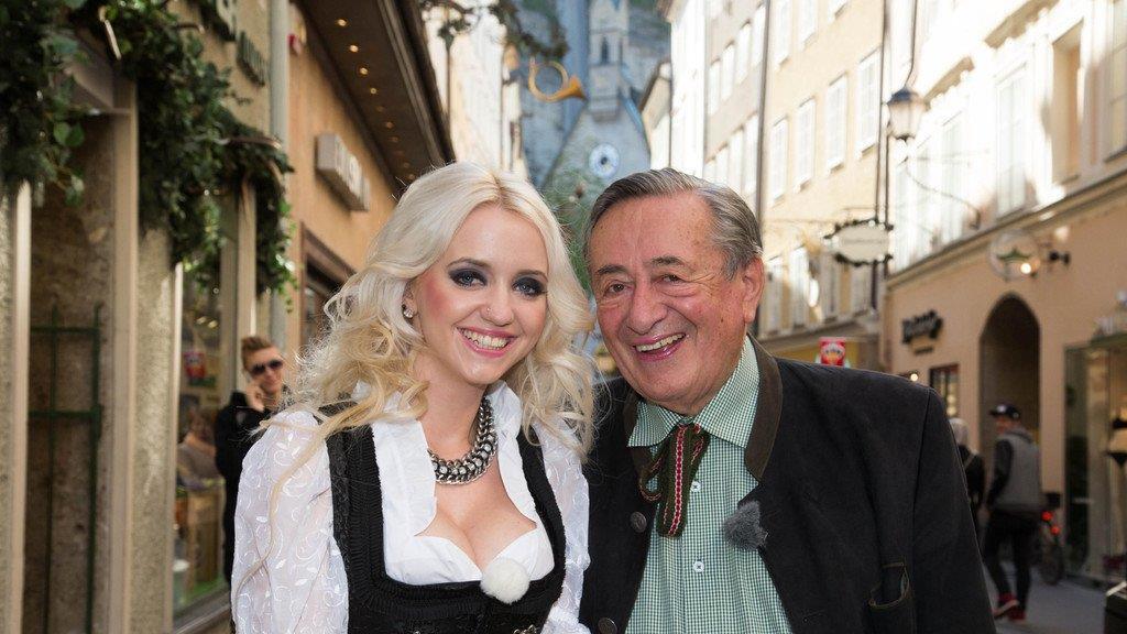 Lugner und Spatzi in Salzburg