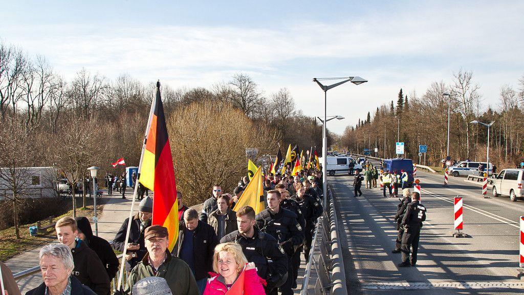 Demo von "Wir sind Grenze"