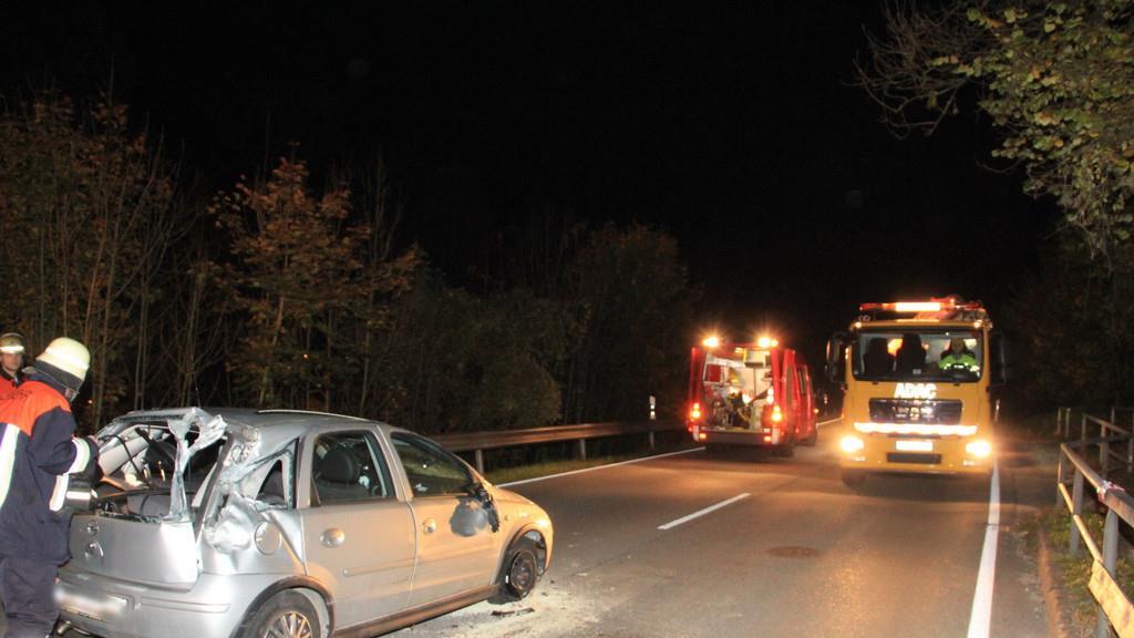 Unfall auf der B20