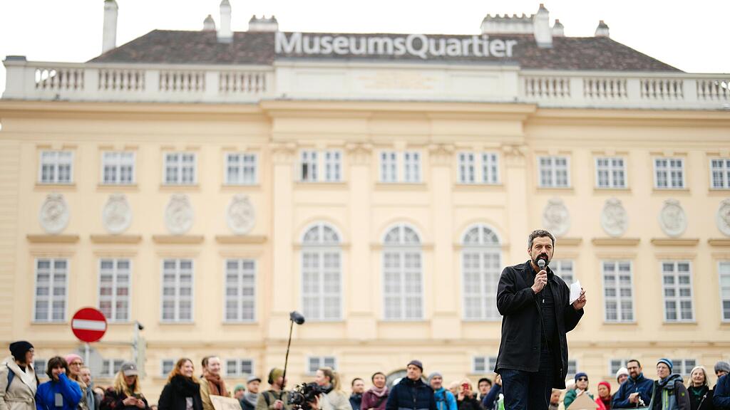 Großprotest "Letzte Generation Österreich" in Wien
