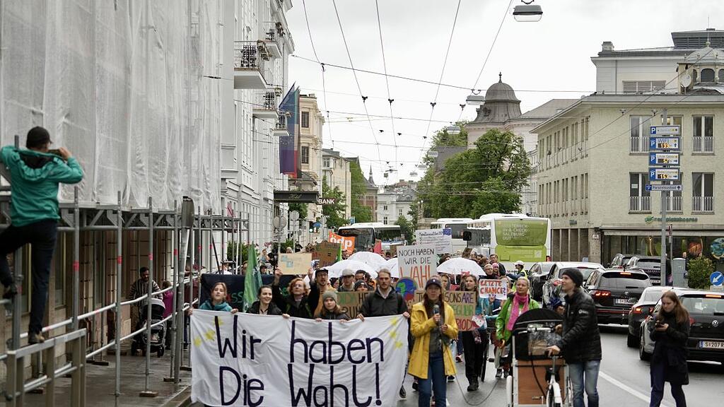 FFF-Demo, Klimastreik in Salzburg