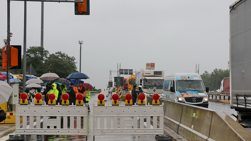 Dritte Spur Grenzübergang Walserberg