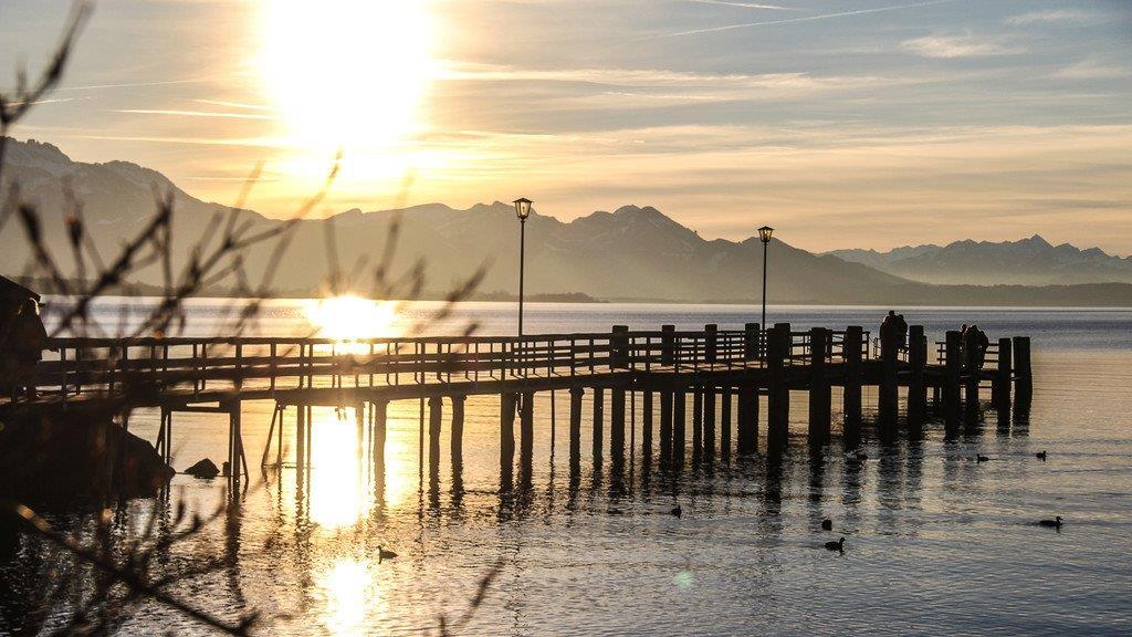 Sonnenschein am Chiemsee