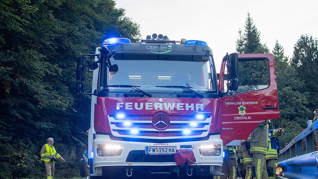 Simulierter Verkehrsunfall beim Wiestalstausee! 125 Jahre FW Tennengeau