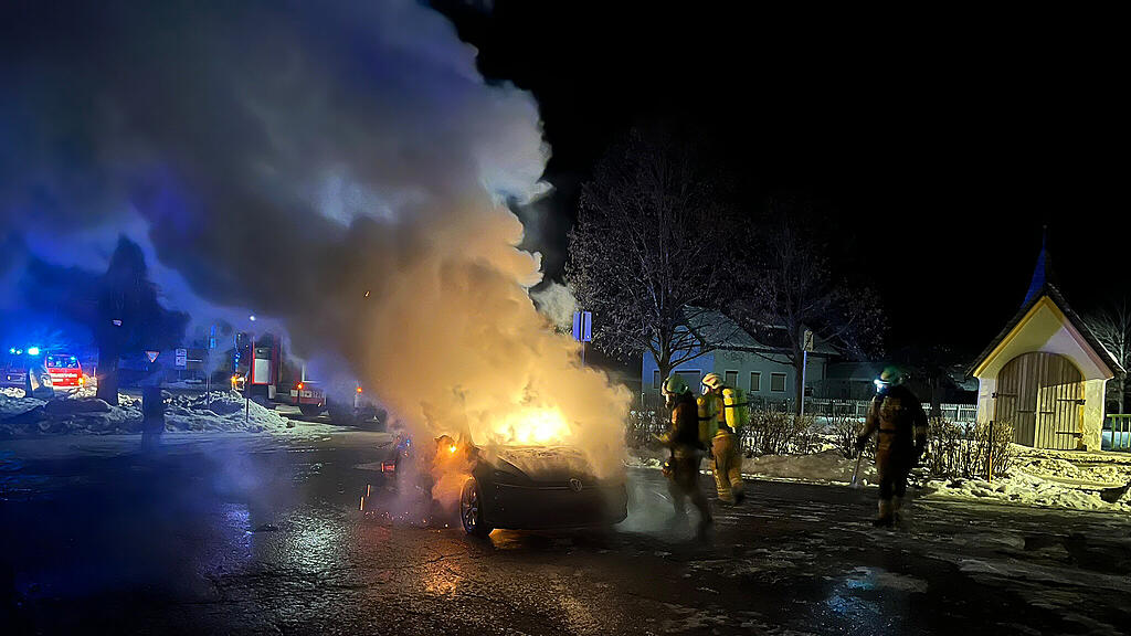 Pkw-Brand in Tamsweg