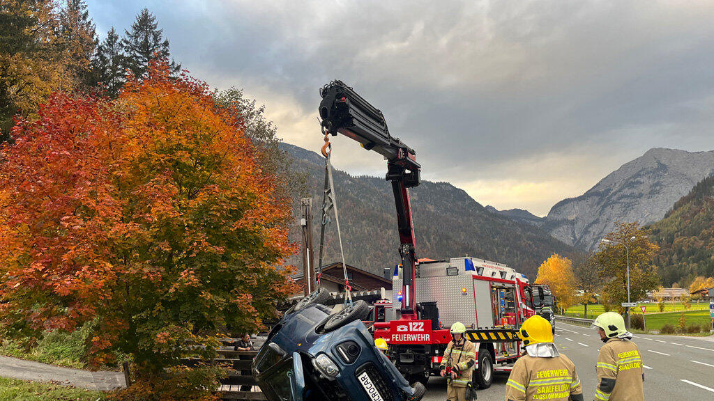 Crash Mopedauto Saalfelden