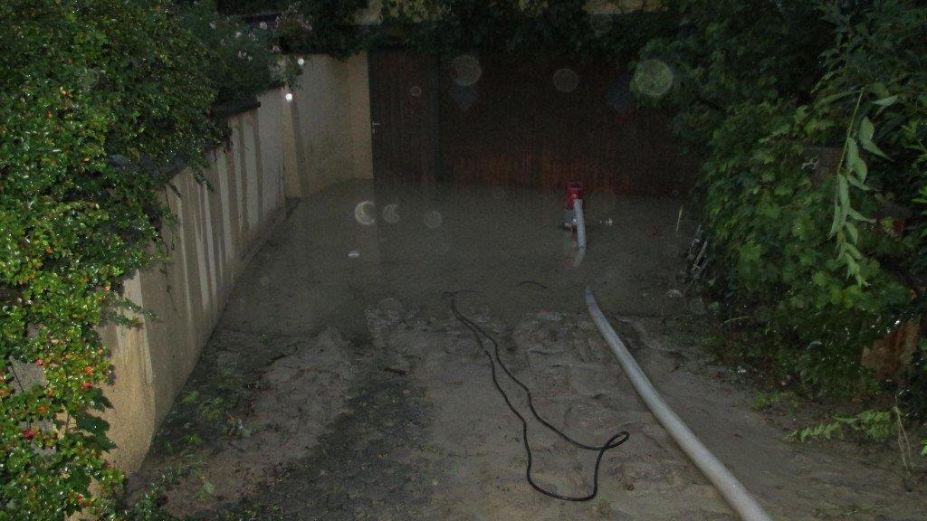 Überflutungen in Seeham