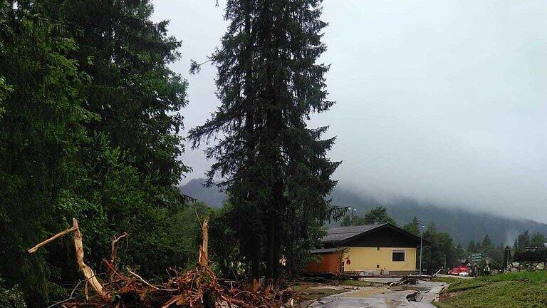 Hochwassersch\u00e4den im Lammertal