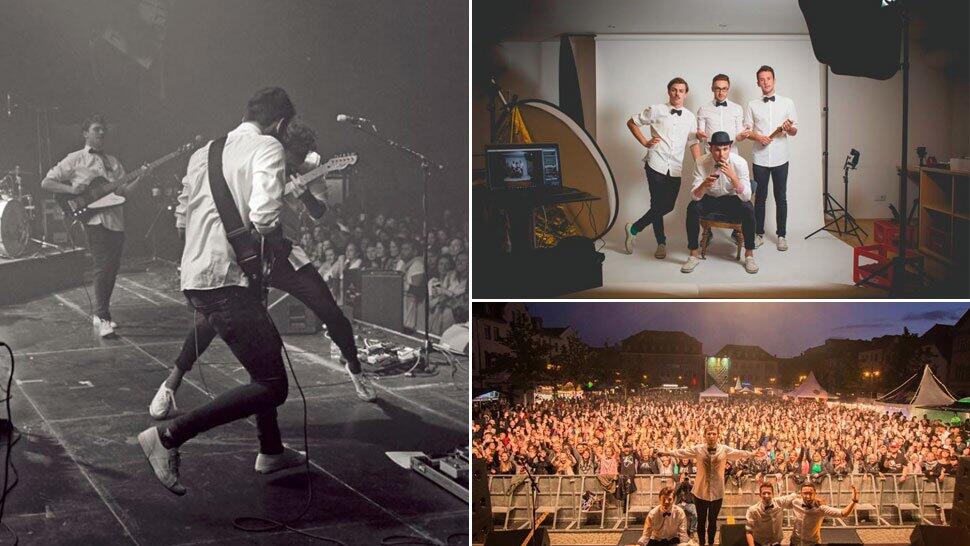 Die ganze Power der Band Please Madame entlädt sich bei den Live-Shows.