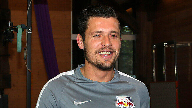 Zlatko Junuzovic wurde am Mittwoch bei Red Bull Salzburg vorgestellt.