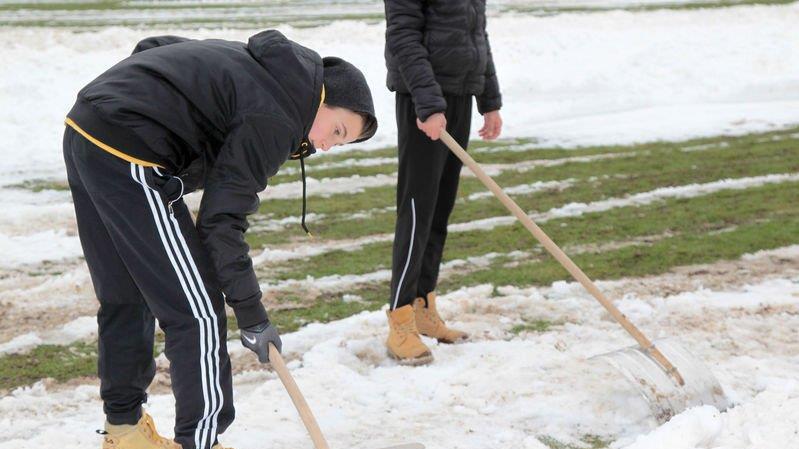 Grödig schaufelt sich frei