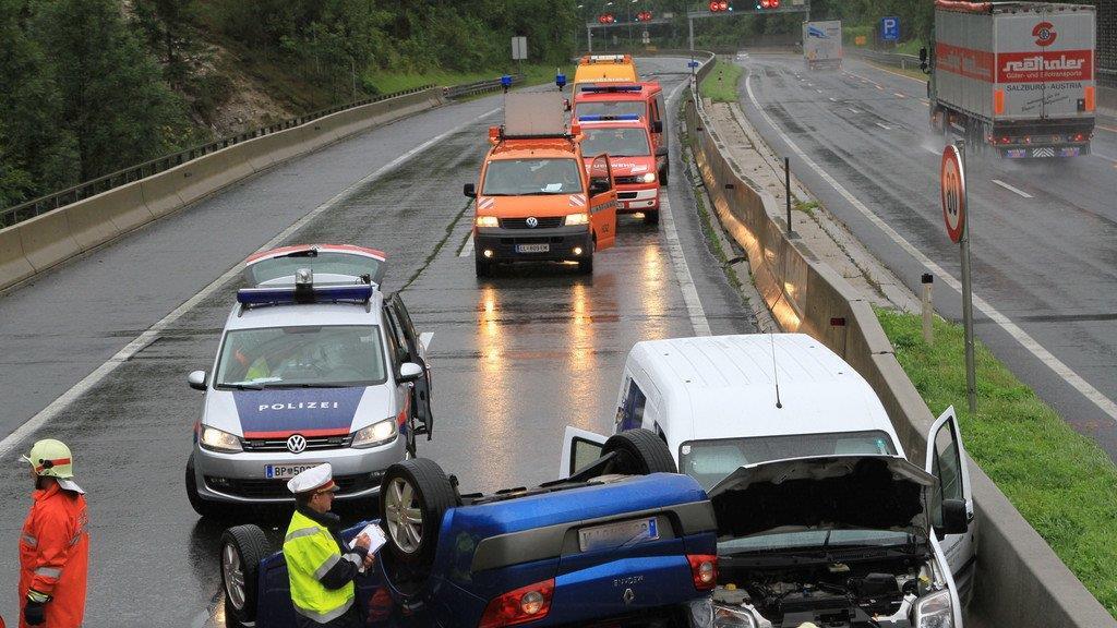 Crash auf der A10