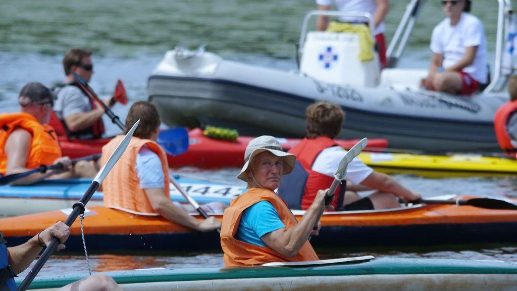SUP-Rennen am Wallersee