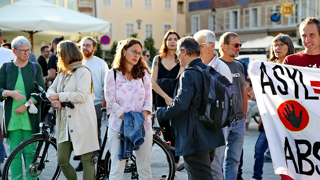 Demo in Salzburg für Afghanistan