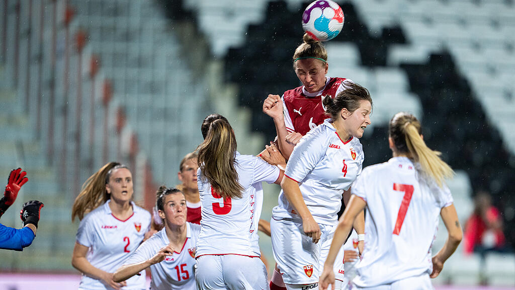 ÖFB-Damen gewinnen gegen Montenegro