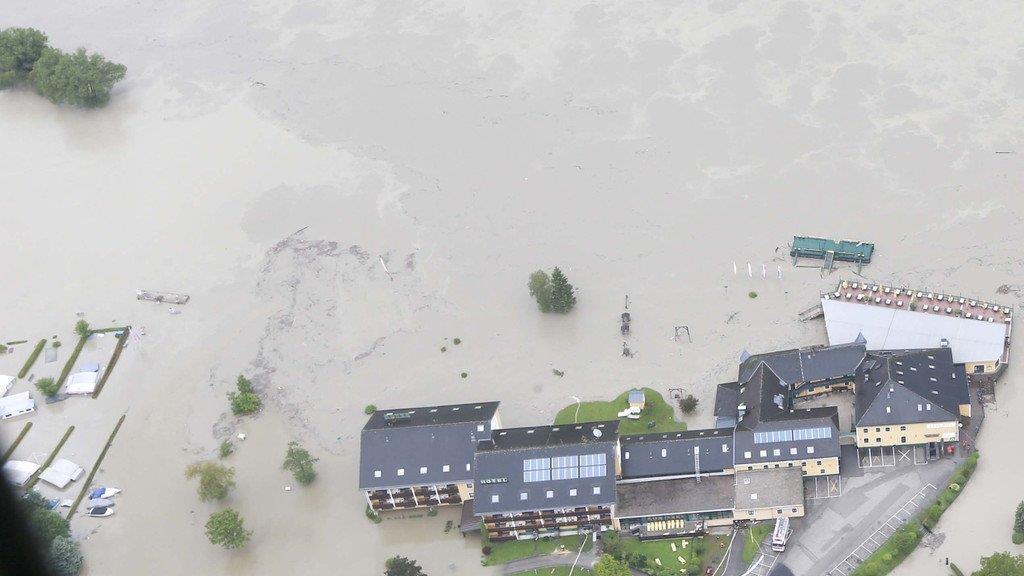 Schärding aus der Luft