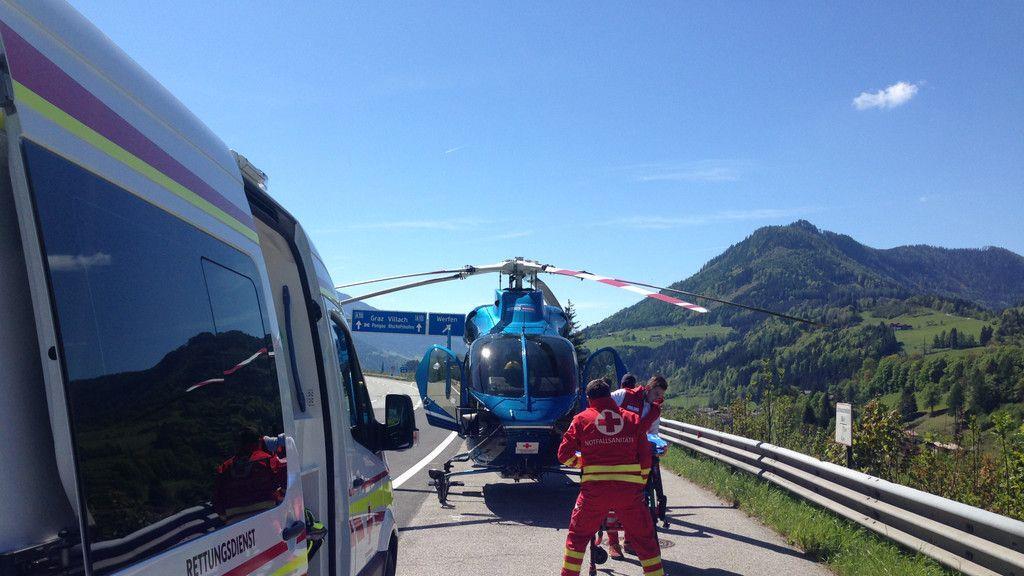 Unfall Helbersbergtunnel