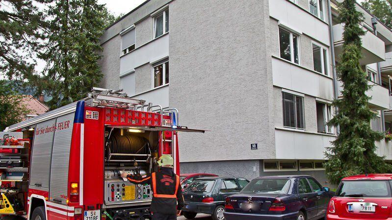 Die Feuerwehr hatte den Brand in Parsch rasch unter Kontrolle.
