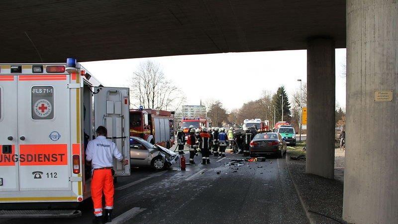 Schwerer Crash in Freilassing