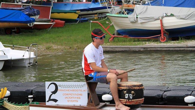 Drachenboot-Action am Mattsee