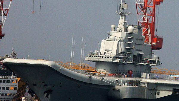 Chinas erster Flugzeugträger "Liaoning"