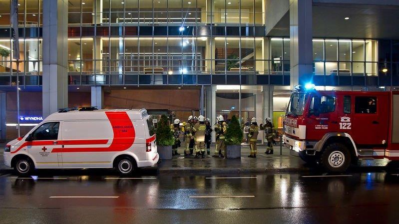Pkw-Brand in Tiefgarage