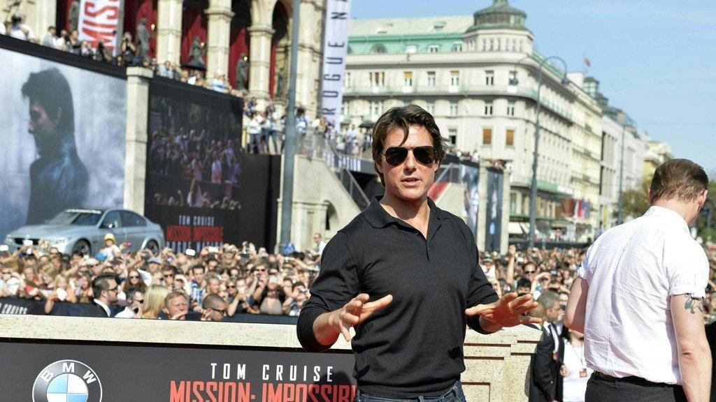 MI5-Premiere in Wien: Tom Cruise am Roten Teppich