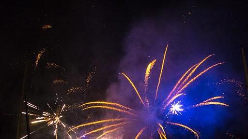 Das spektakuläre Feuerwerk am Seefest Mattsee