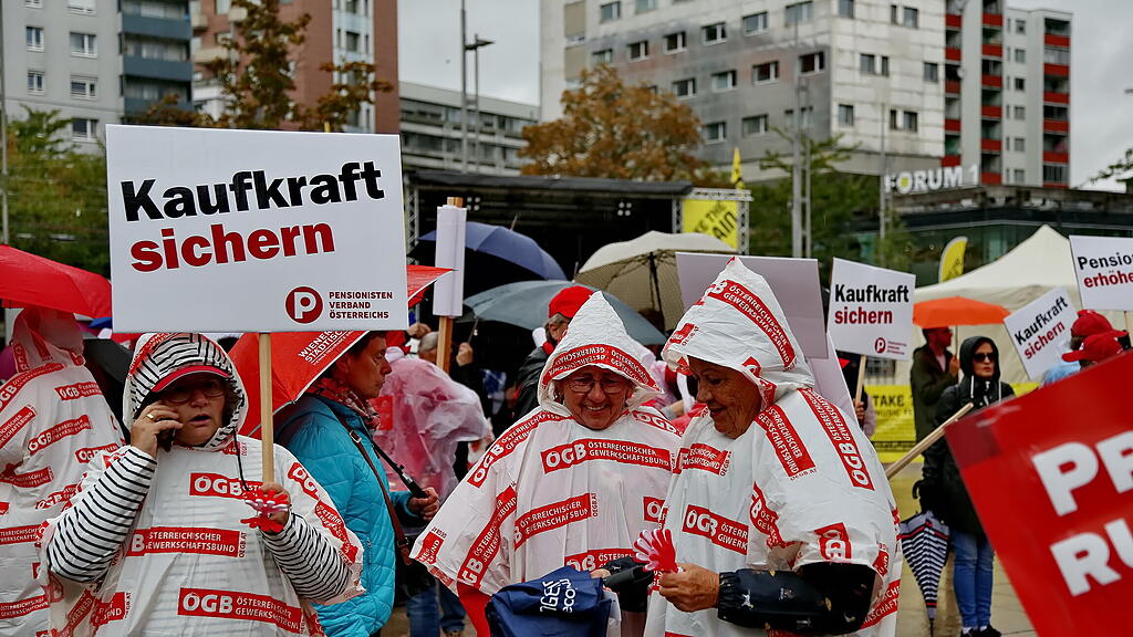 ÖGB-Anti-Teuerungs-Demo Salzburg