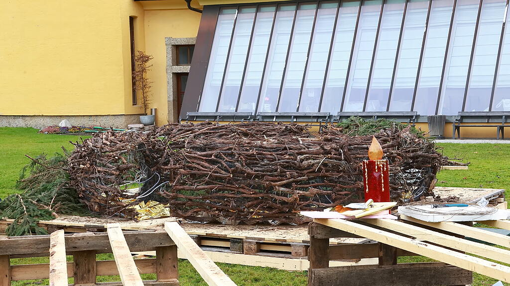 Hellbrunner Adventzauber: Aufbau