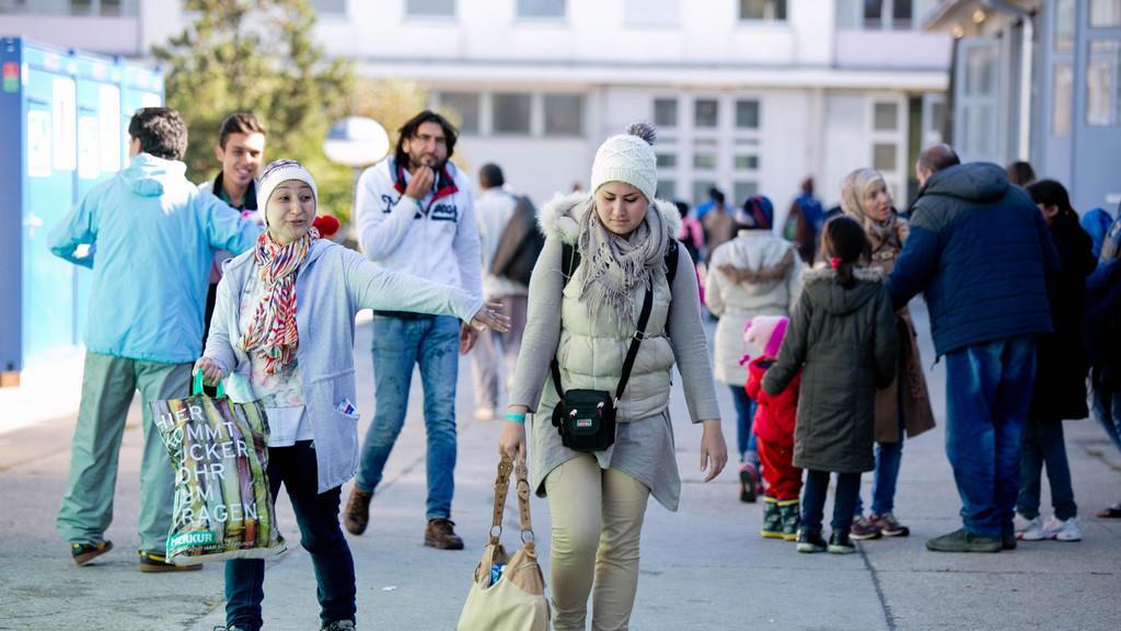 Flüchtlinge am Donnerstag in Salzburg