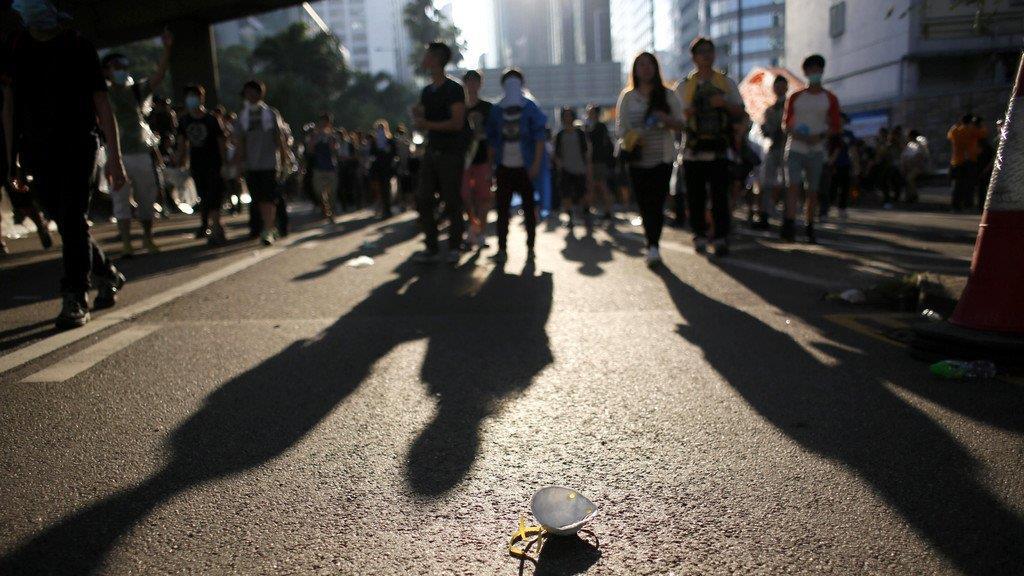 Demonstranten legen Hongkong lahm