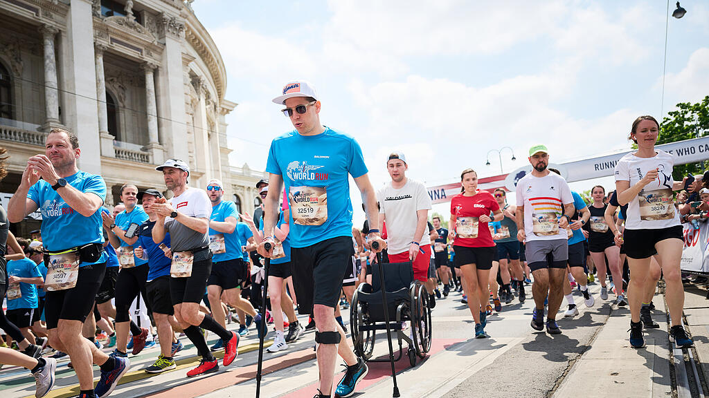Lukas Müller beim Wings for Life World Run