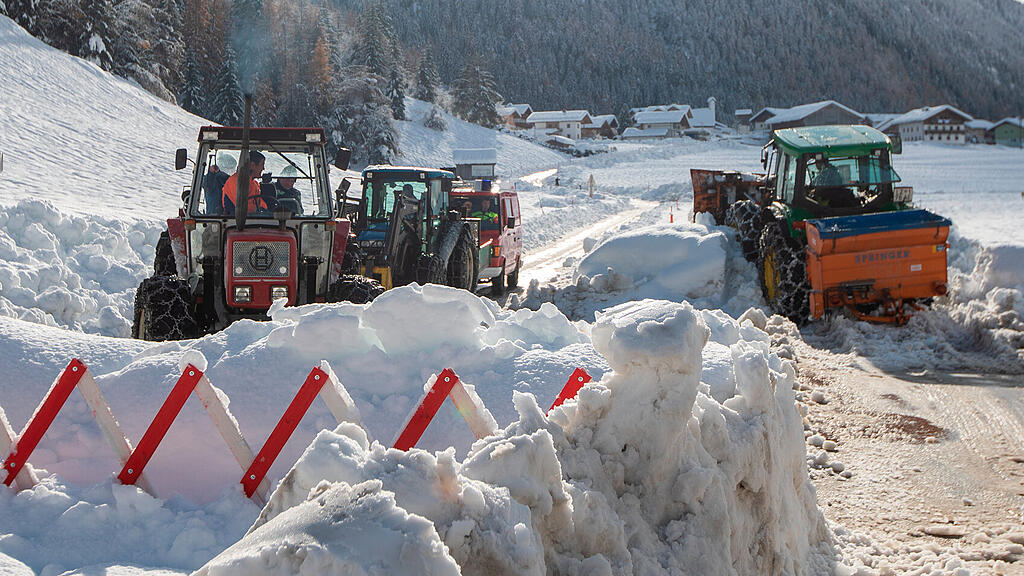 Wintereinbruch in Österreich, Situation in Kals am Großglockner