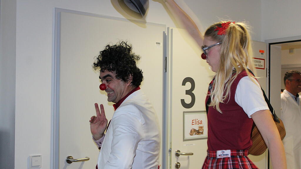 Clownvisite im Salzburger Uniklinikum