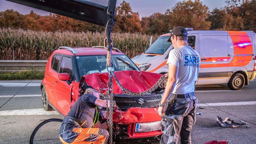 Auffahrunfall auf der A1