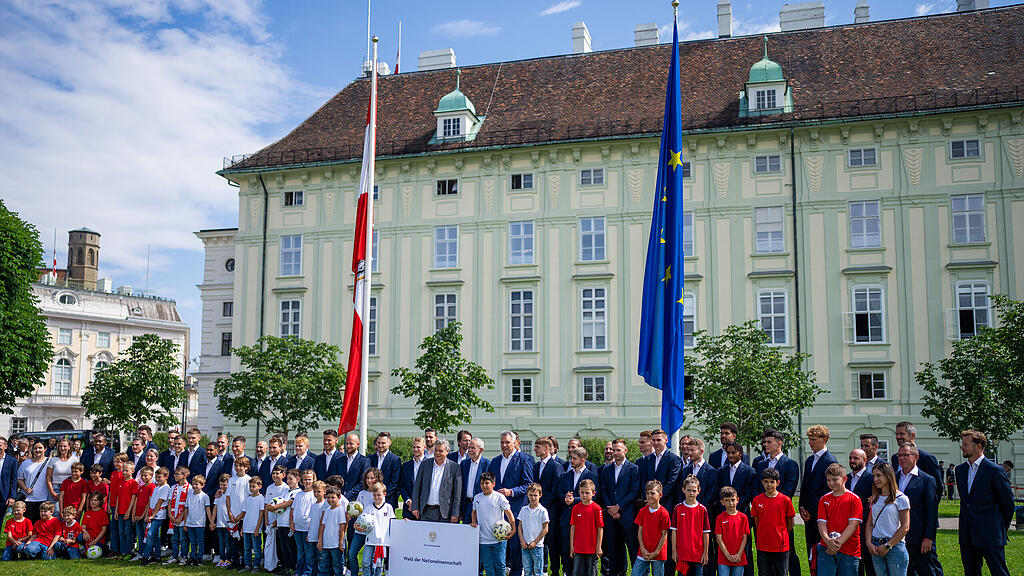 ÖFB-Verabschiedung in Hofburg
