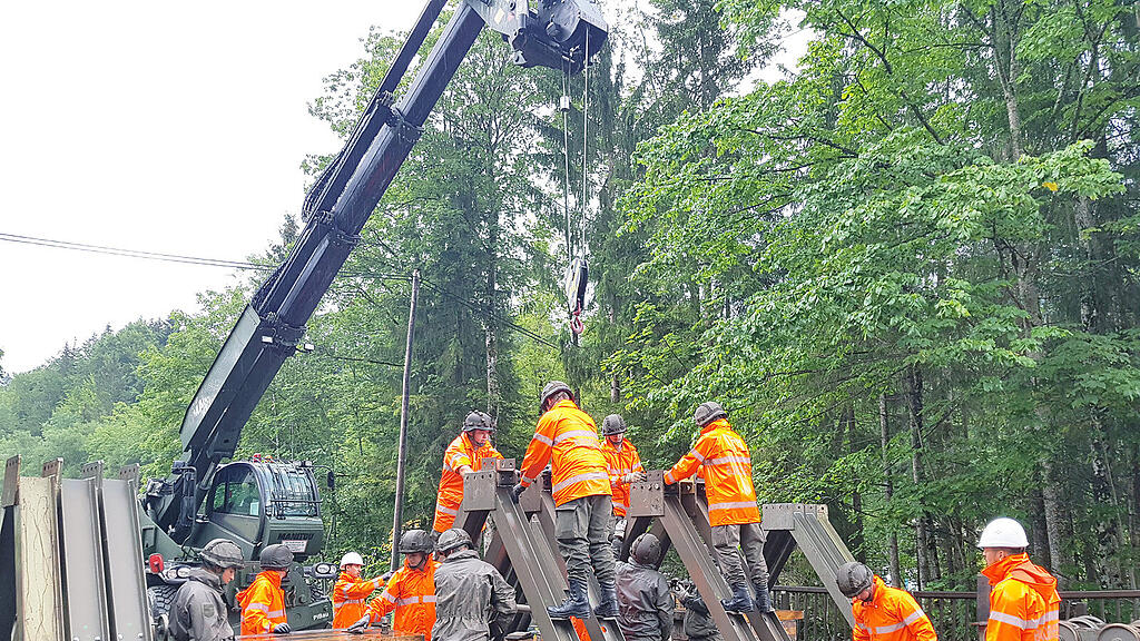 Bundesheer, Brückenbau, Rußbach