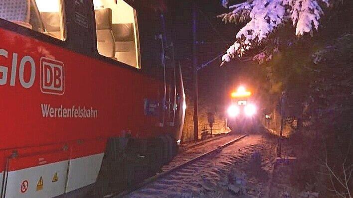 Zug-Zwischenfall bei Griesen