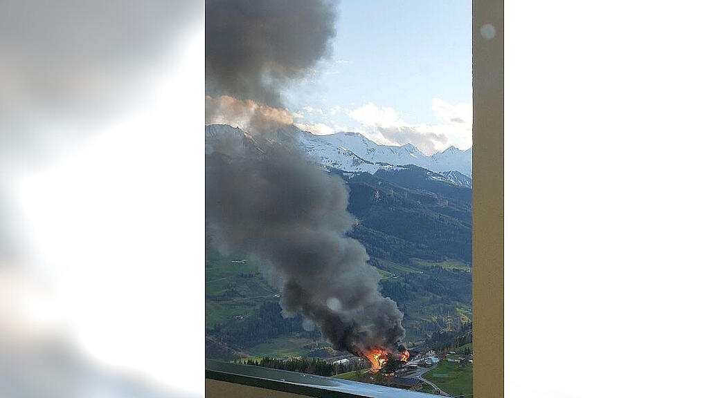 Bauernhof-Gro\u00dfbrand in Taxenbach