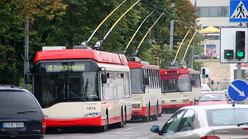 Der Obus musste eine Vollbremsung hinlegen.