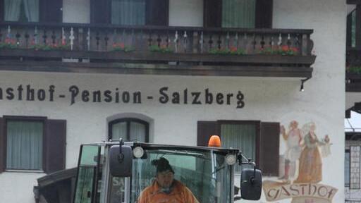 Hochwasser im Raum Berchtesgaden