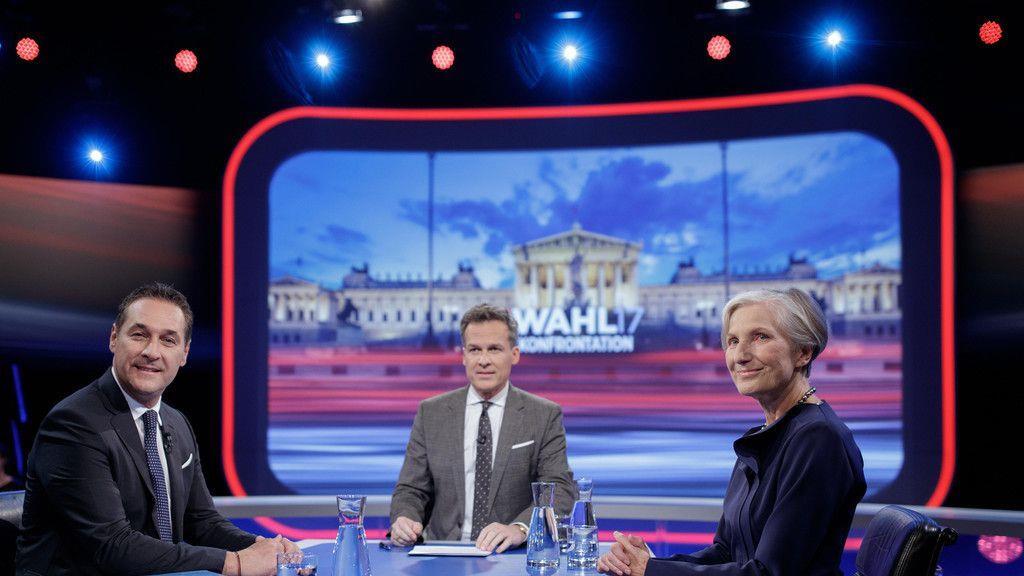 TV-Duell: Irmgard Griss - Heinz-Christian Strache