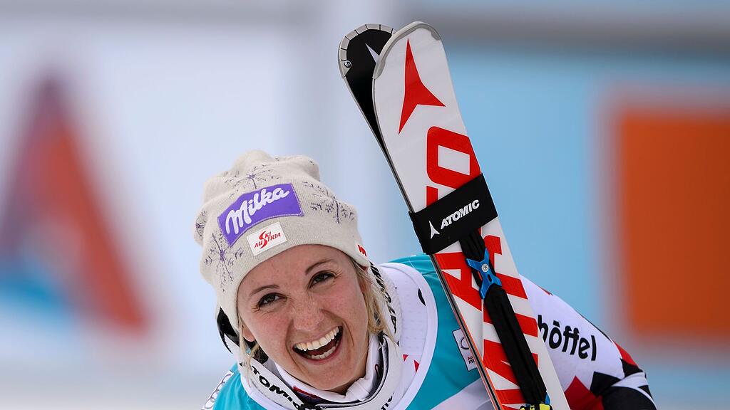 Michaela Kirchgasser darf sich auch privat freuen.