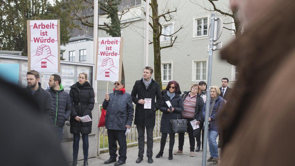Demonstration der SPÖ