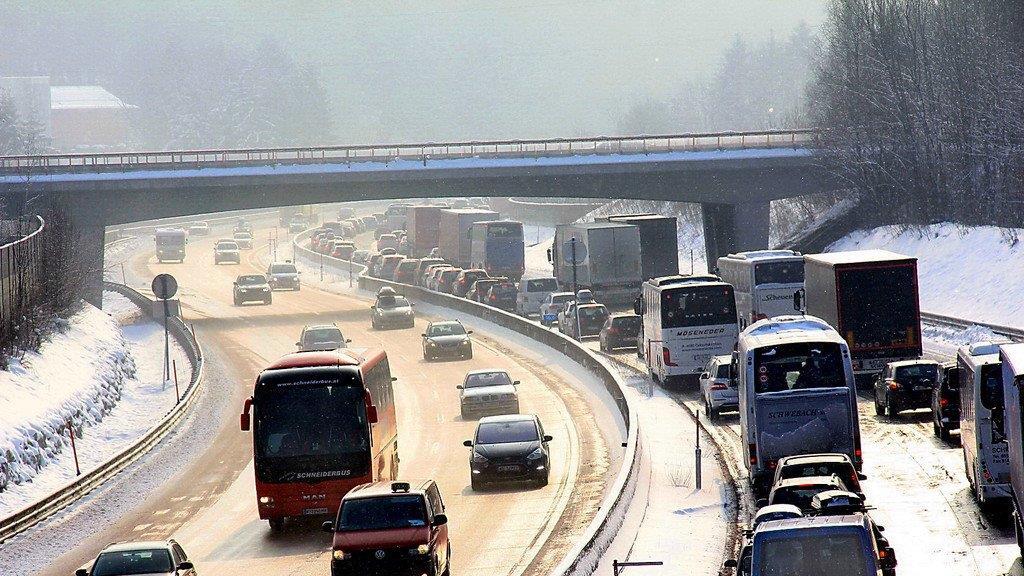 Unfall auf Tauernautobahn bei Kuchl